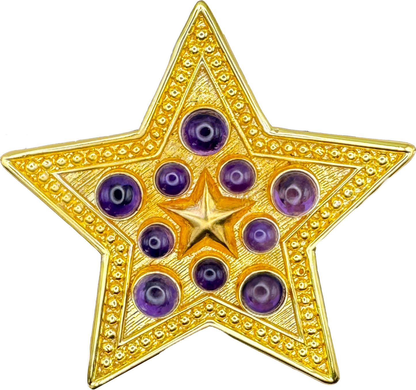 Custom Gemstone Icon Collection Buckle + 1.5" Wide American Leather Belt